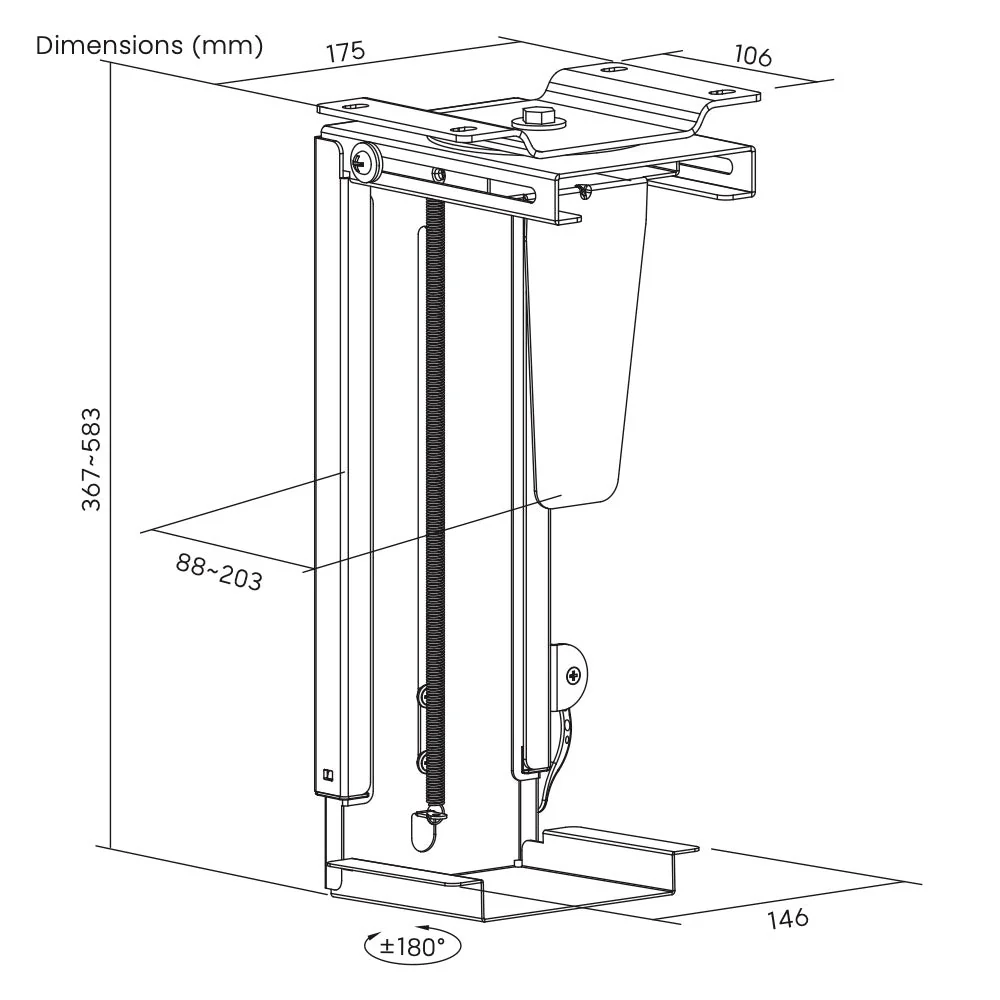 CPU Holder Desk-Mounted MAX - Image 14