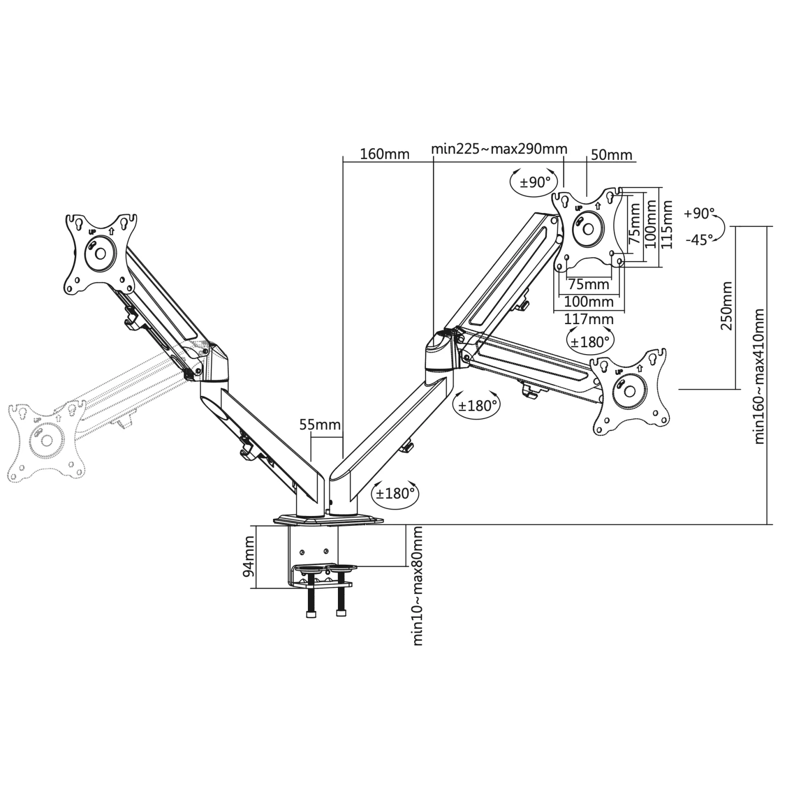 Monitor Arm Dual PRO - Image 8