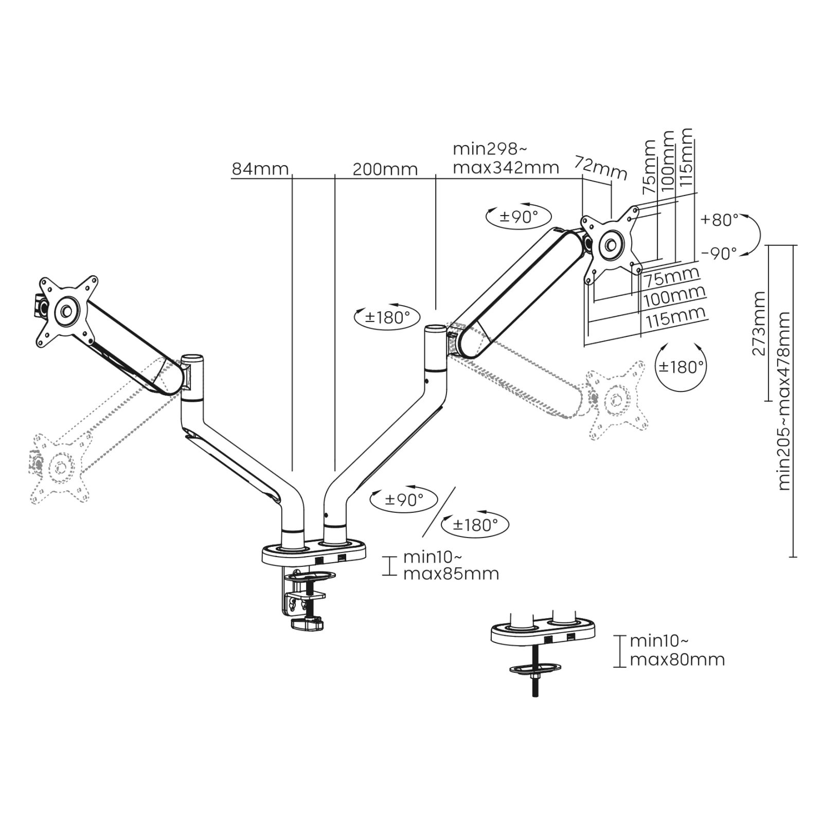 Monitor Arm Dual ELITE - Image 12