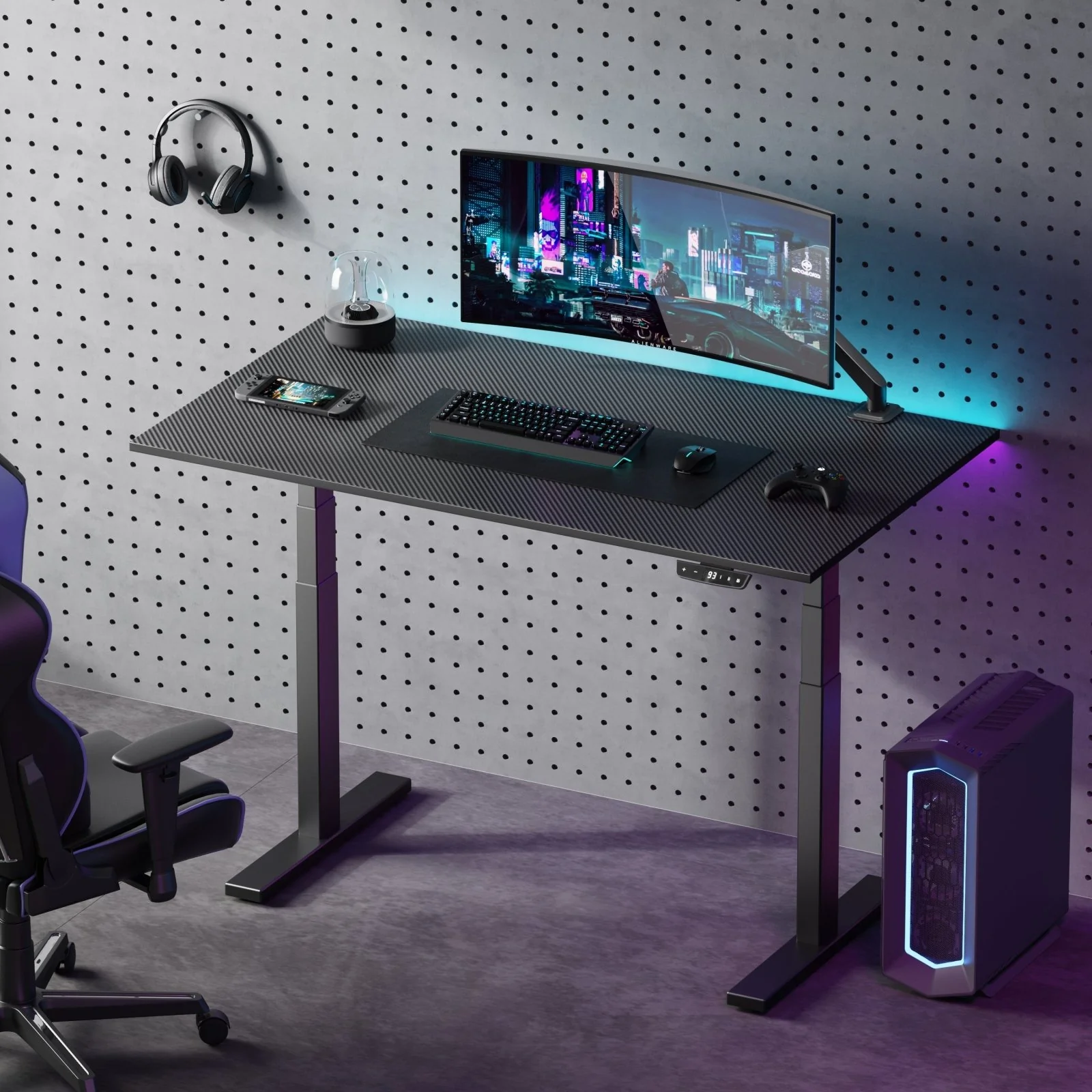 Raka | Sit-Stand Gaming Desk - Image 3